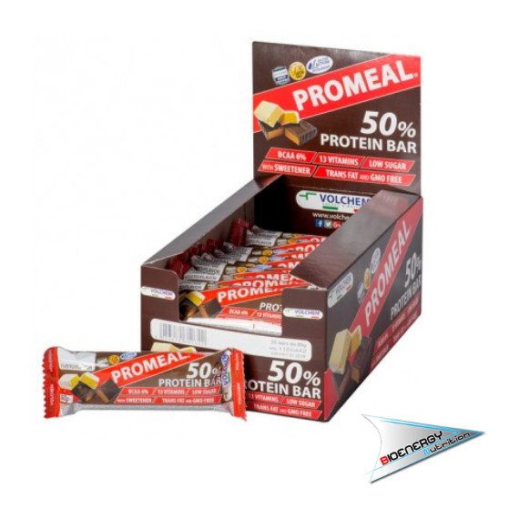 Volchem-PROMEAL ® PROTEIN 50% (Conf. 20 barrette proteiche da 60 gr)  20 barr. da 60 gr. Yogurt  
