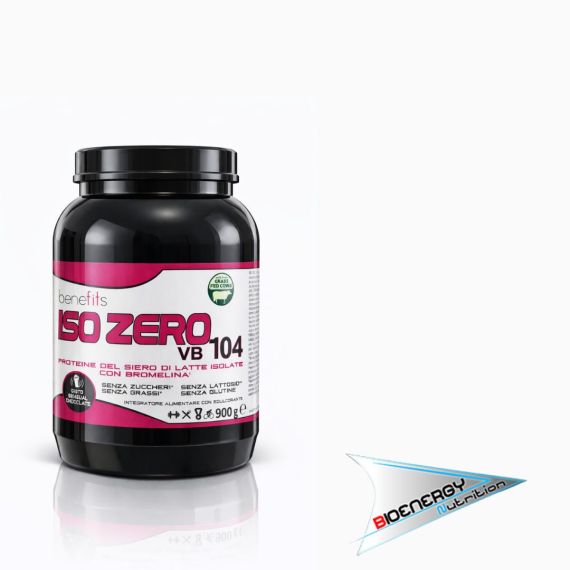 Benefits - Fitness Experience-ISO ZERO VB 104  900 gr Sensual Chocolate  