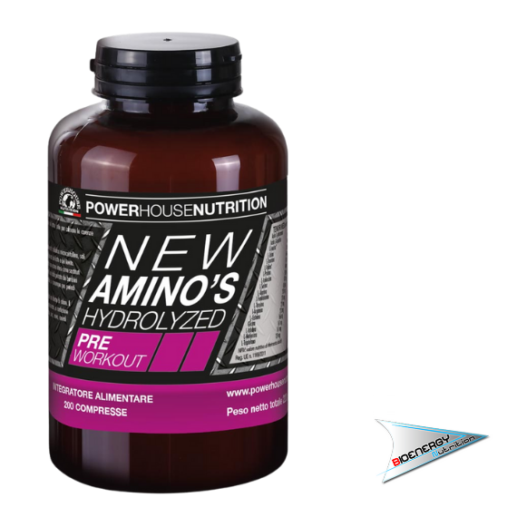 Powerhouse - NEW AMINOS’ HYDROLYZED PWO (Conf. 200 tab) - 