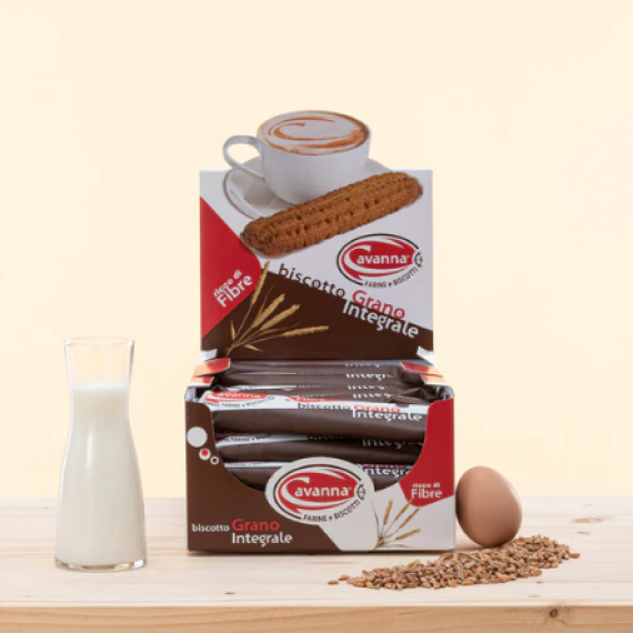 Cavanna-Biscotti Monoporzione  30 g Biscotti Monoporzione di Grano Integrale  