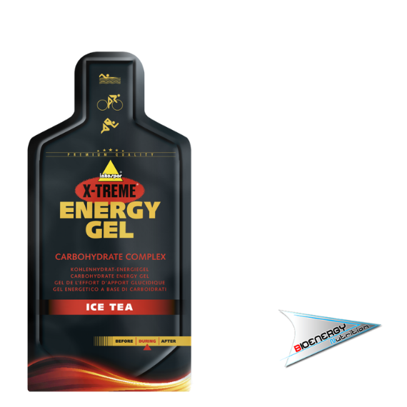 Inkospor-ENERGY GEL (Confezione 24 bustine da 40 gr)   Ice Tea  