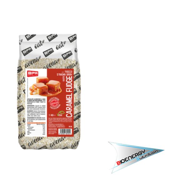 Bpr Nutrition-FIOCCO D'AVENA BABY AROMATIZZATO (Conf. 1 Kg)   Caramel Fudge  