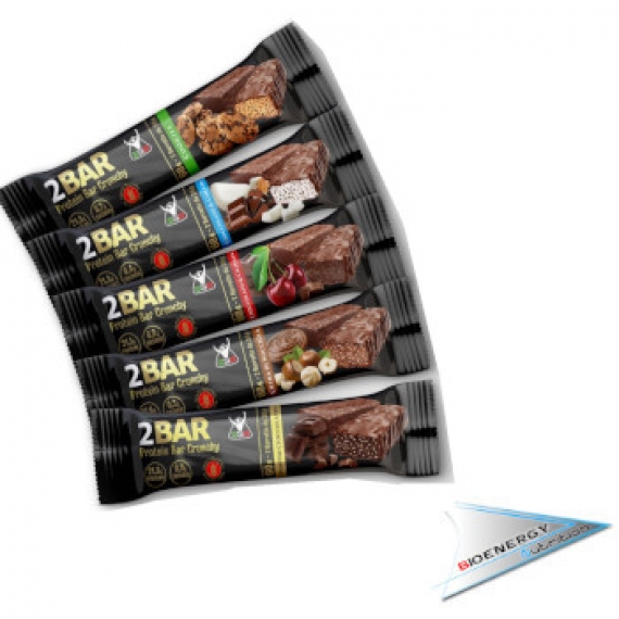 Net-2BAR - BARRETTE ENERGETICHE (Conf. 12 pezzi da 2 barrette da 30 gr)   Cioccolato e Cocco  