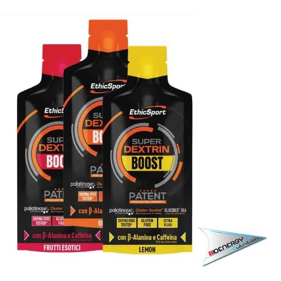 EthicSport-SUPER DEXTRIN BOOST (Conf. 20 gel da 30 ml))   Limone  