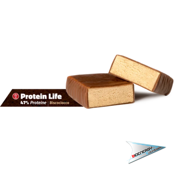 Yourwaylife-PROTEIN LIFE (Barretta da 60 gr - 47% di proteine)   Biscociocco  
