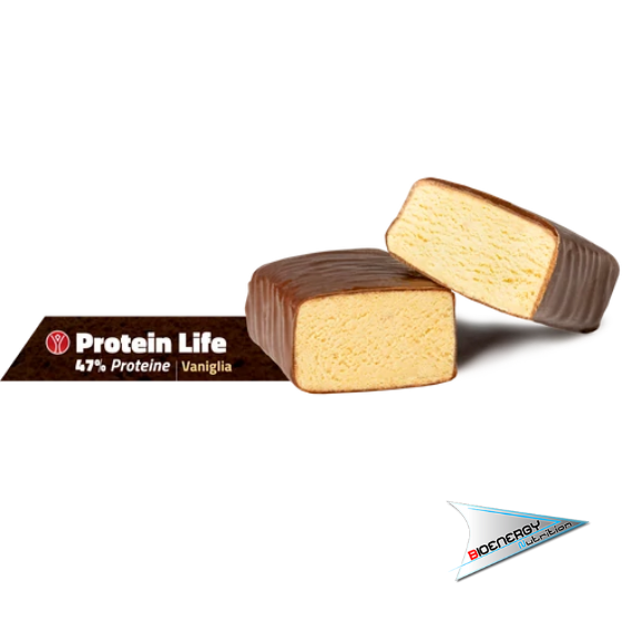 Yourwaylife-PROTEIN LIFE (Barretta da 60 gr - 47% di proteine)   Vaniglia  